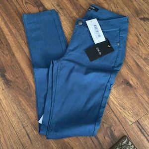 Teal Stretch Jeans